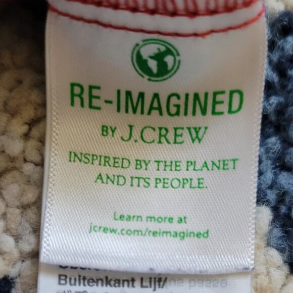 J.Crew Flannel Popover Top Plaid Size Small Red Navy - Picture 6 of 7